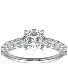Luna Diamond Engagement Ring in Platinum (0.47 ct. tw.)